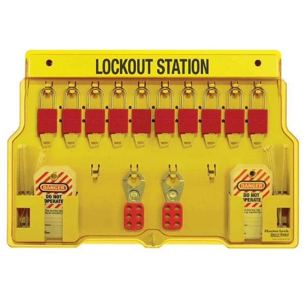 MasterLock Lockout station 10 sloten Engels