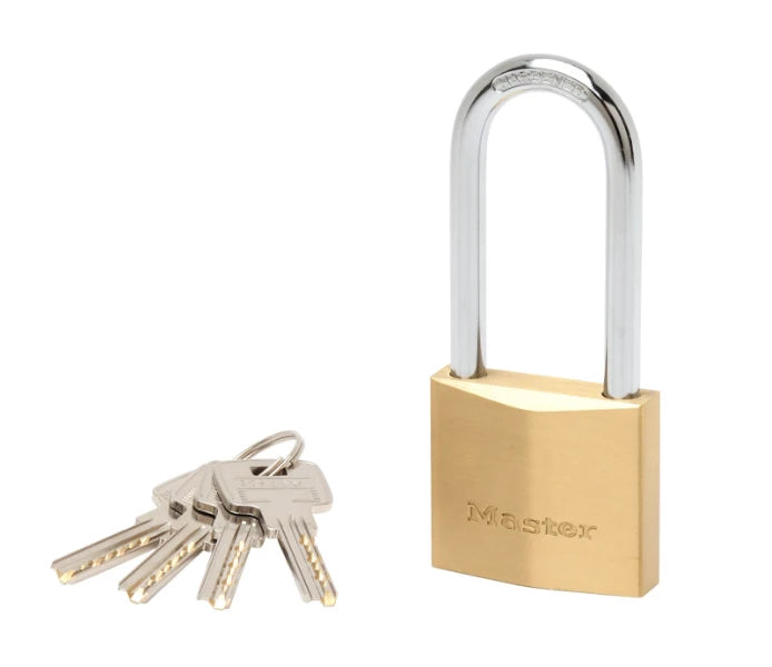 MasterLock Hangslot 50mm - beugellengte 64mm messing