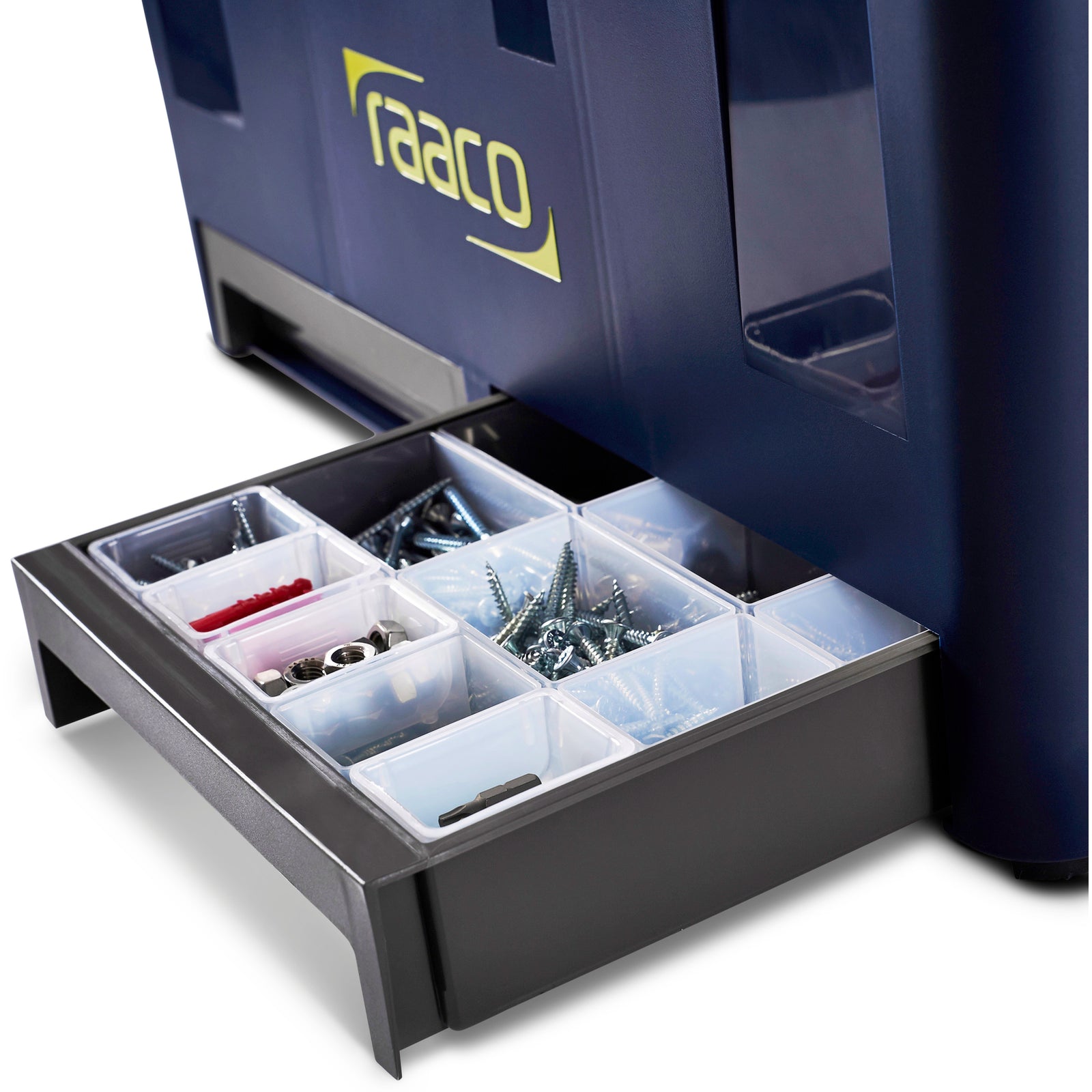 Raaco Gereedschapskist Compact 47 - met bakjes en tussenschotjes