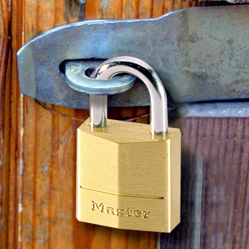 MasterLock Hangslot 20mm massief koper - beugellengte 11mm (2 stuks)