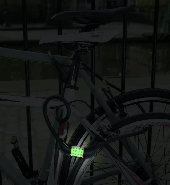MasterLock Fietsslot met lichtgevend combinatieslot 1,8m x O12mm