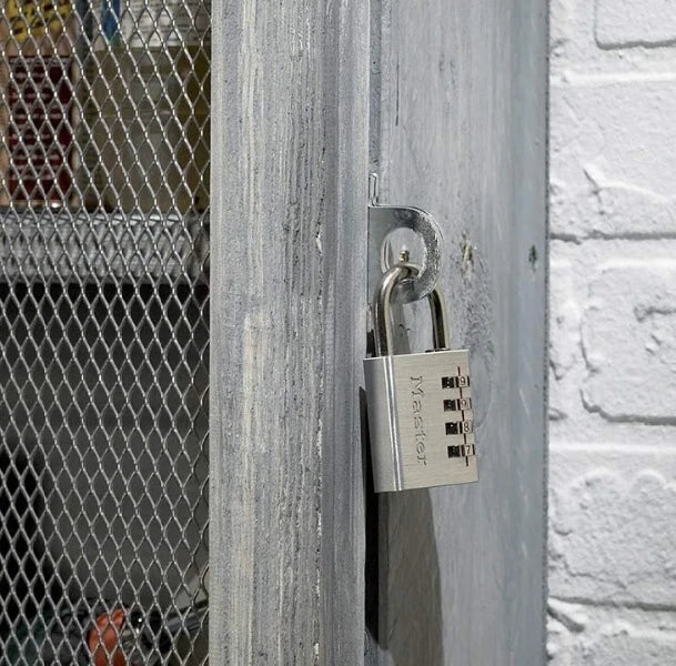MasterLock Hangslot 40mm aluminium - 4 cijfers
