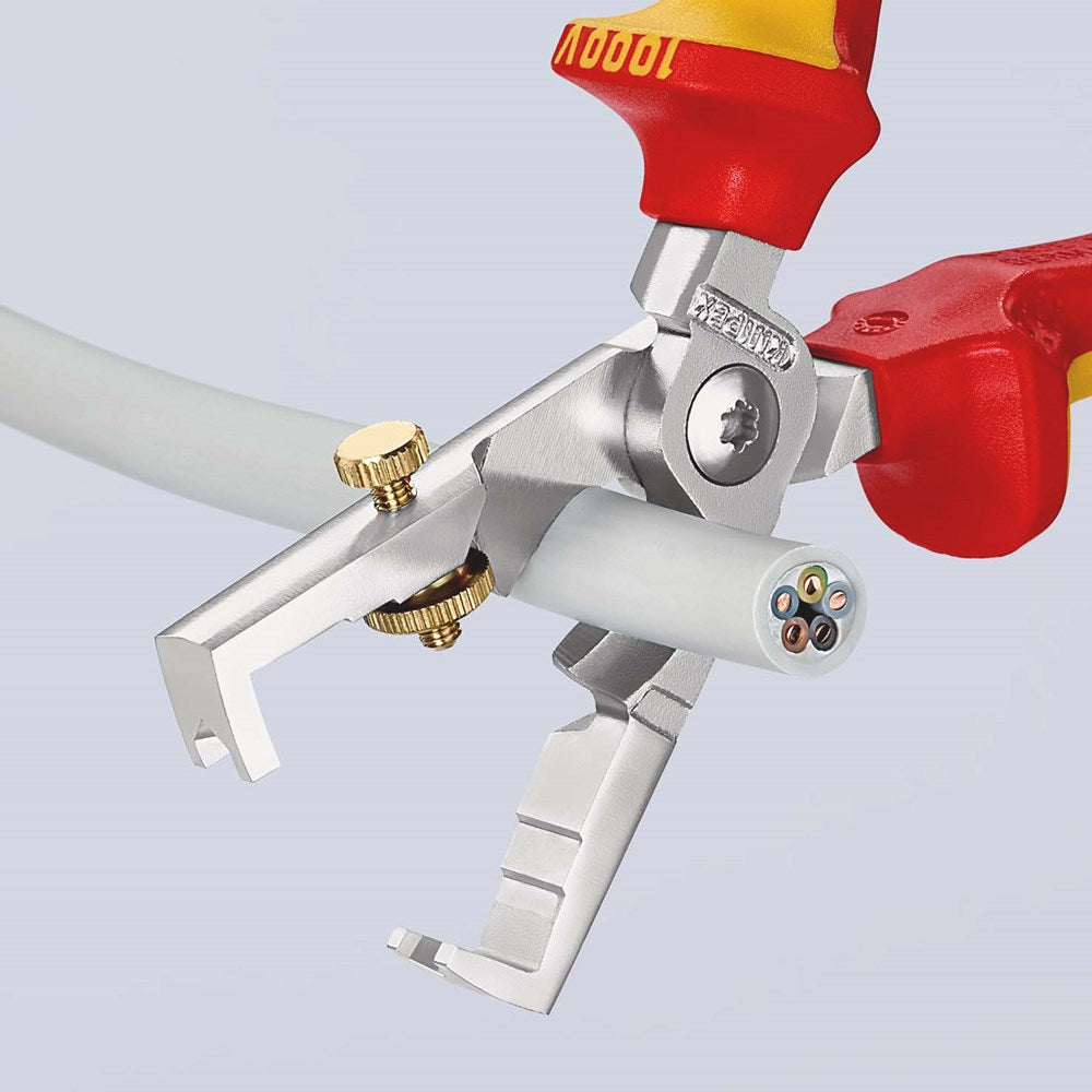 KNIPEX 13 66 180 StriX® Striptangen met kabelschaar geïsoleerd met meer-componentengrepen, VDE-getes-3