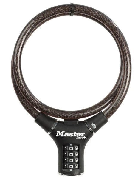 MasterLock Kabelslot met combinatieslot 0,9m x O12mm zwart