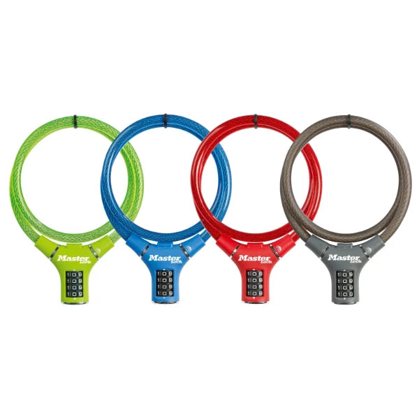 MasterLock Kabelslot met combinatieslot 0,9m x O12mm kleur