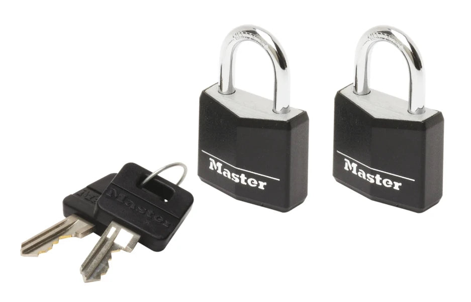 MasterLock Hangslot 20mm zwart (2 stuks)
