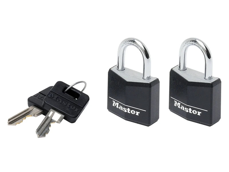 MasterLock Hangslot 30mm zwart (2 stuks)