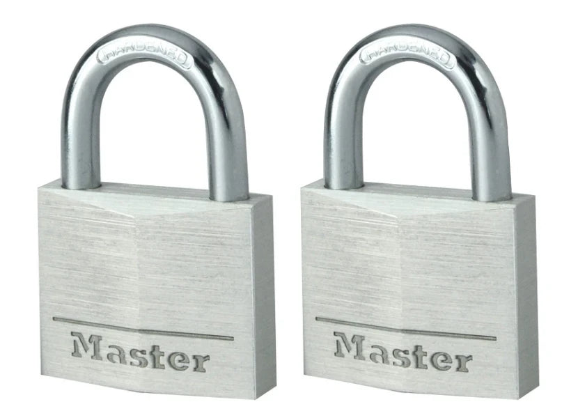 MasterLock Hangslot 40mm aluminium (2 stuks)
