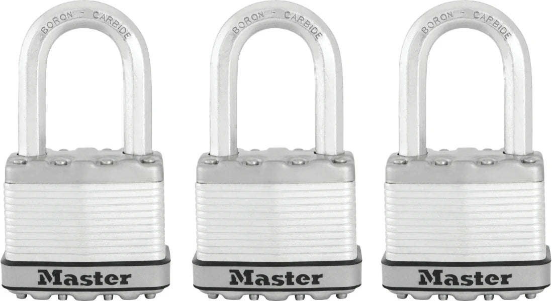 MasterLock Hangslot Excell 52mm - beugellengte 25mm (3 stuks)