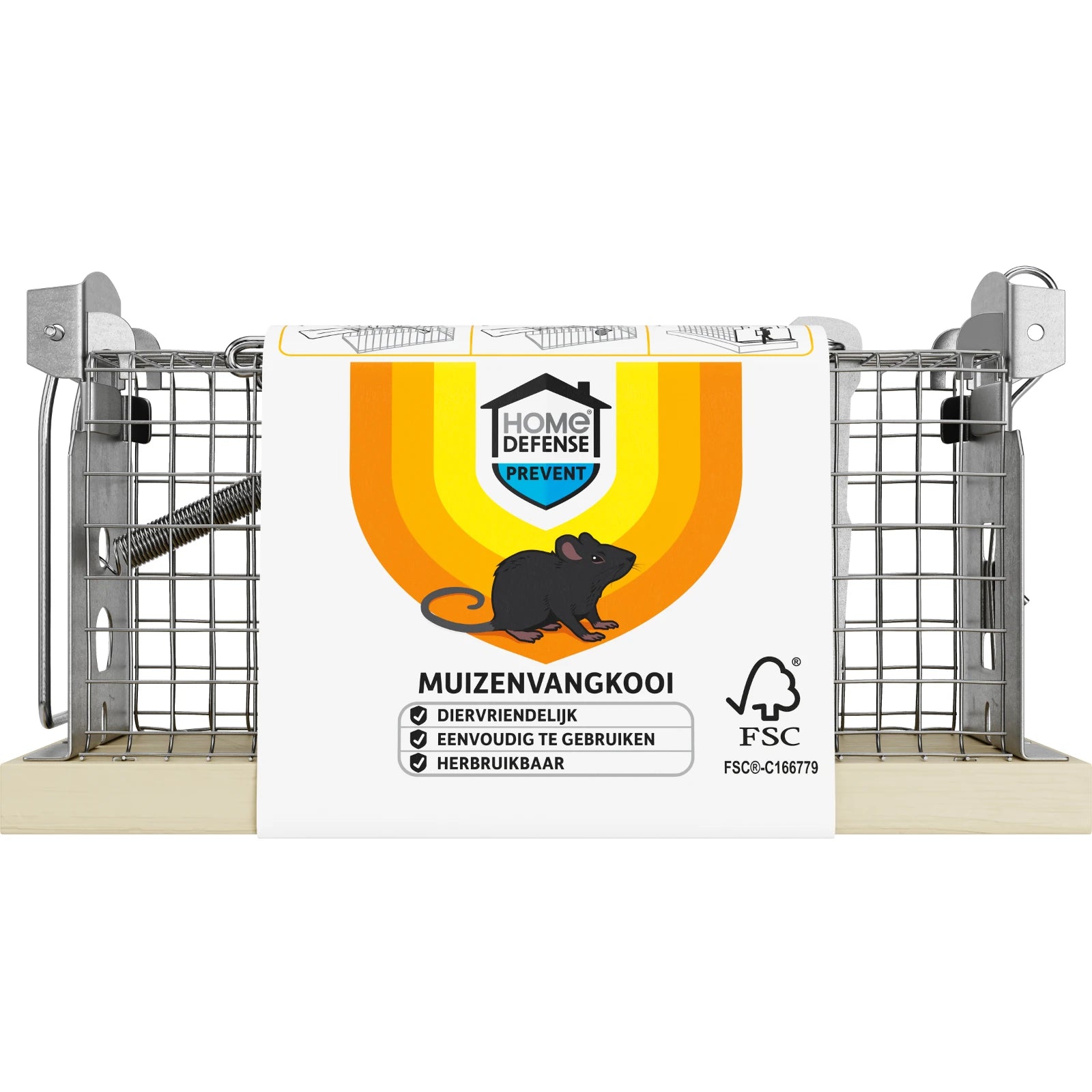 Home Defense Muizenvangkooi - hout