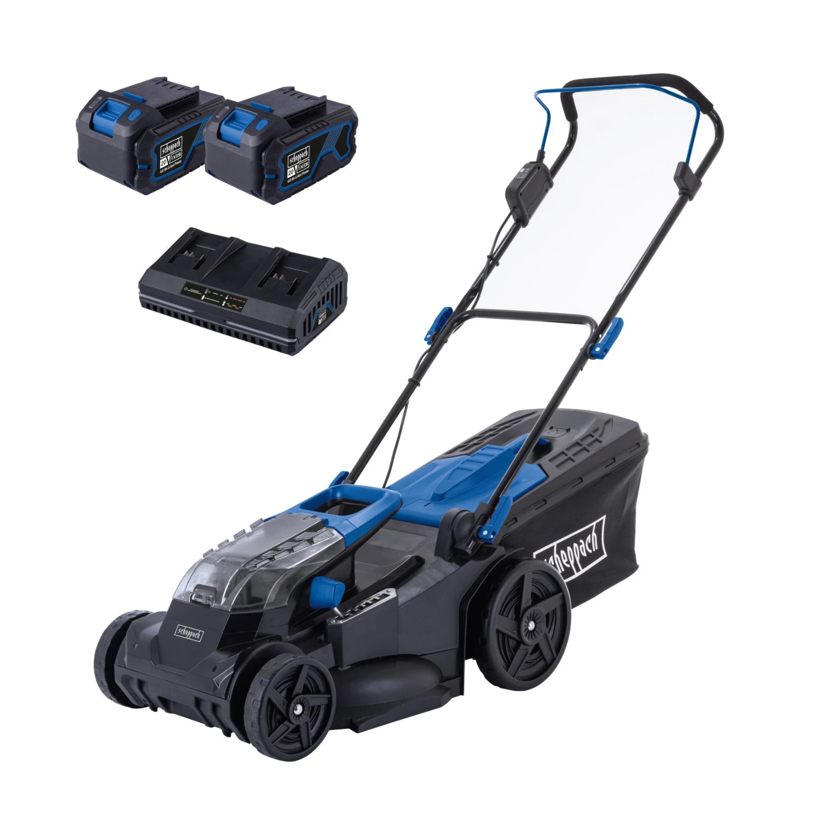 Scheppach Accu Grasmaaierset 2x20V BC-MP430-X