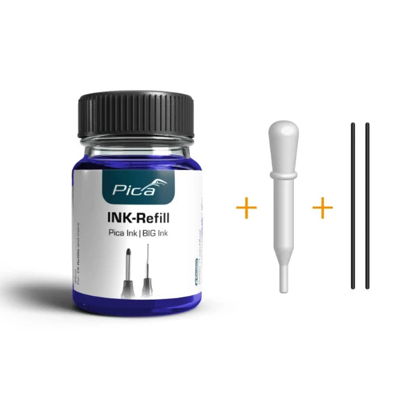 Pica 55841 Navulset Ink & BIG Ink blauw (25ml)