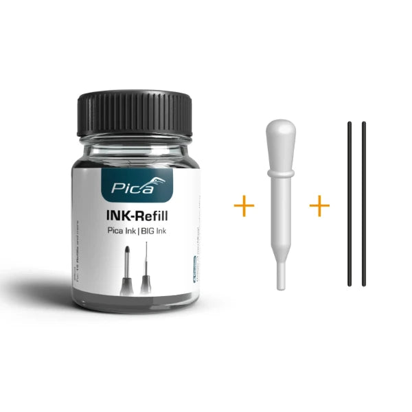 Pica 55846 Navulset Ink & BIG Ink zwart (25ml)
