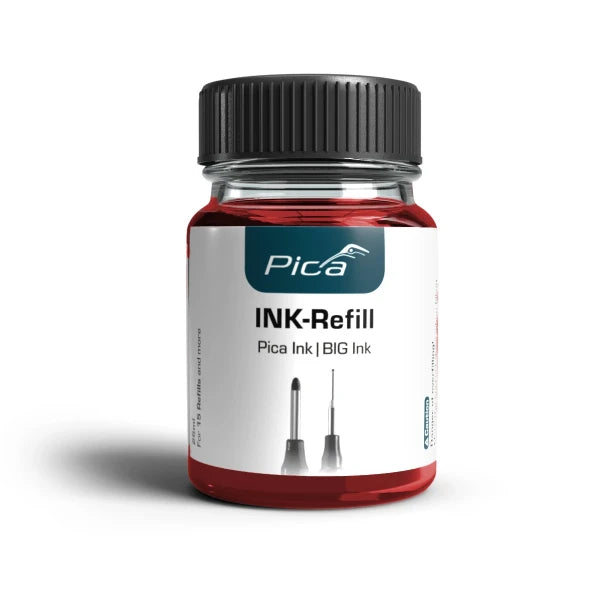 Pica 55840 Navulset Ink & BIG Ink rood (25ml)