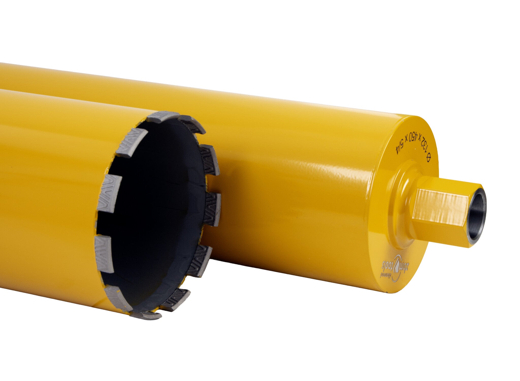 142/450 5/4UNC Lasergelast diamantboor dikwandig beton 3,0 kW geel