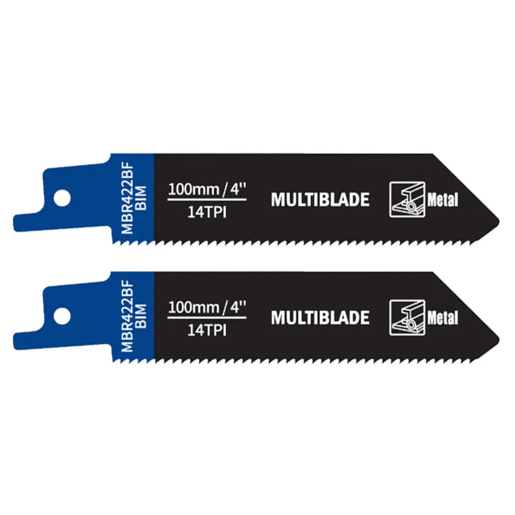 Multiblade MBR422BF Reciprozaagblad 100mm, Metaal