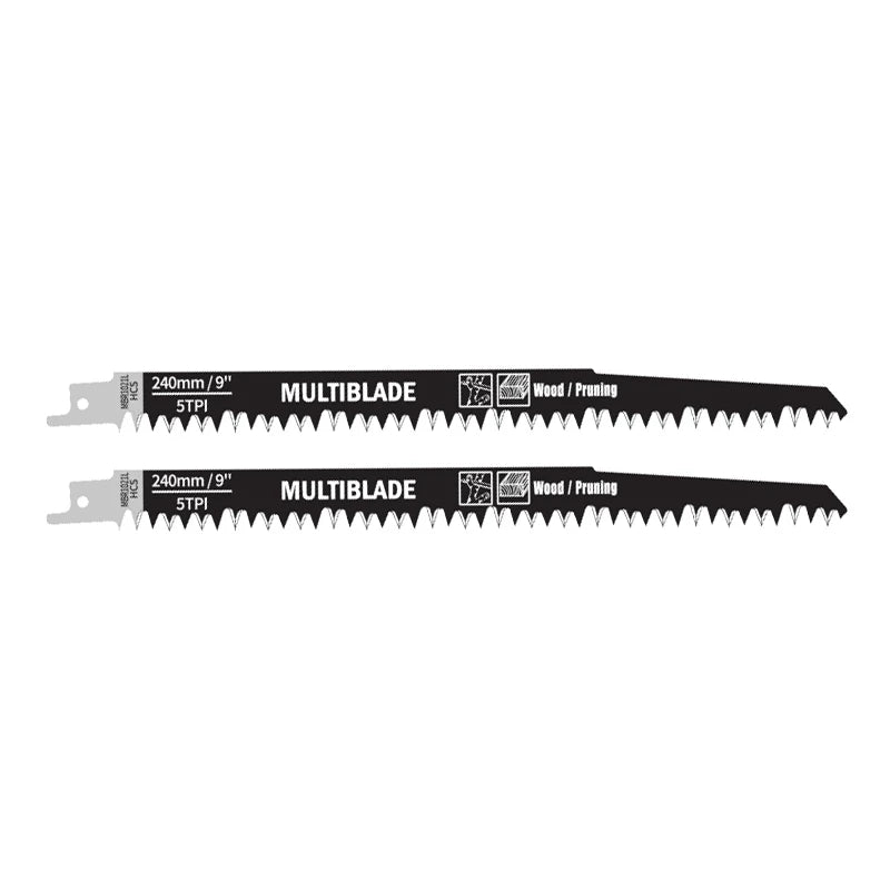 Multiblade MBR1021L Reciprozaagblad 240mm, hout
