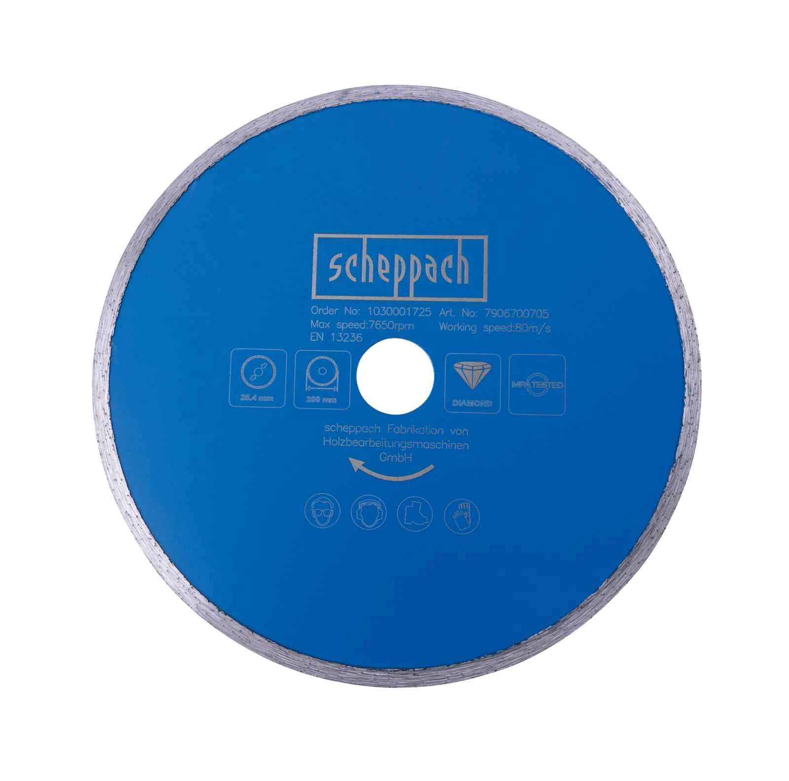 Scheppach Diamant Cirkelzaagblad O200x25,4mm