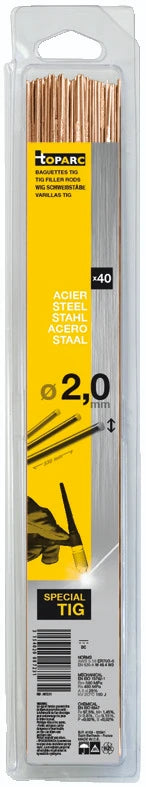 GYS TIG toevoegstaven staal Ø2,0 mm 330 mm (40 stuks)