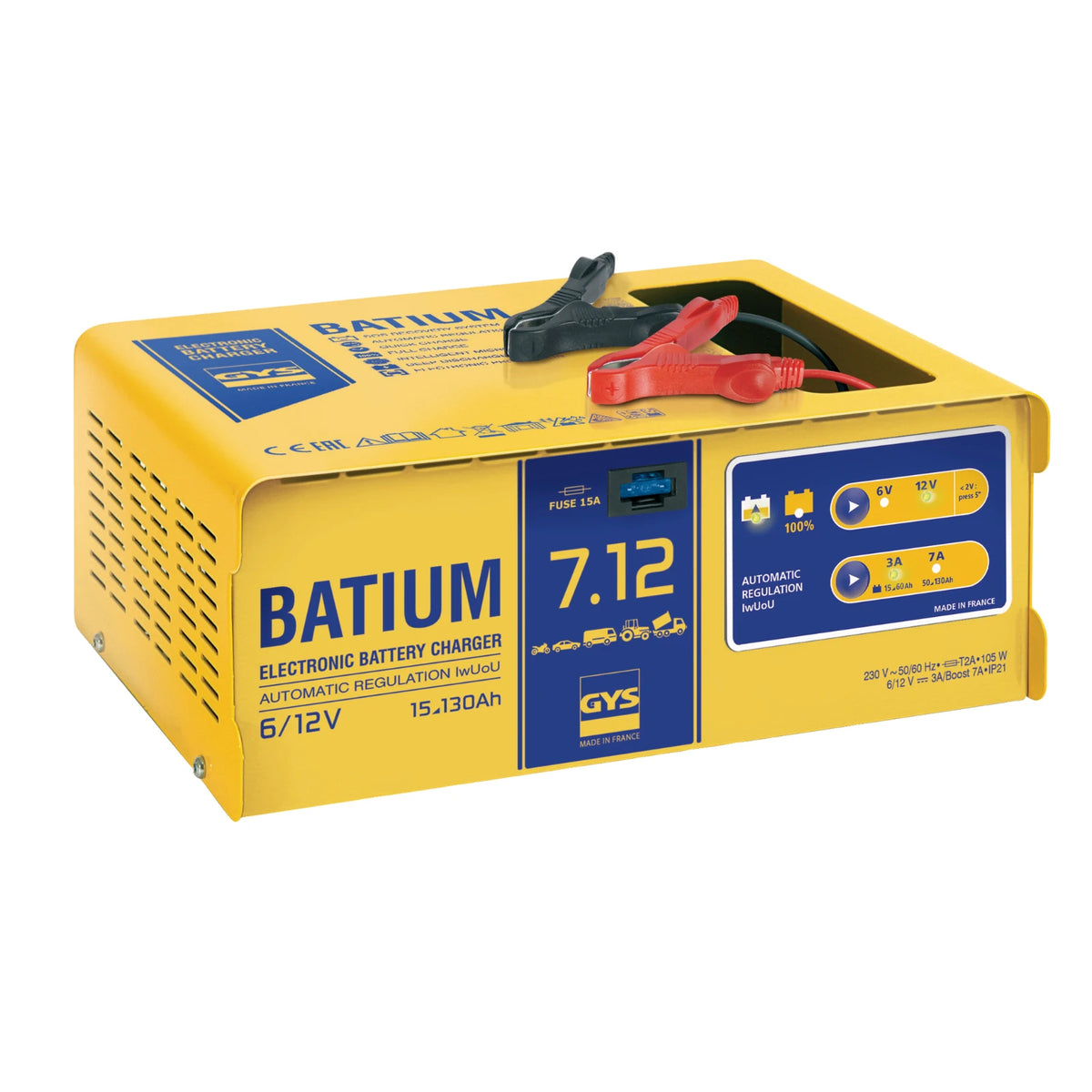 GYS Acculader BATIUM 7/12