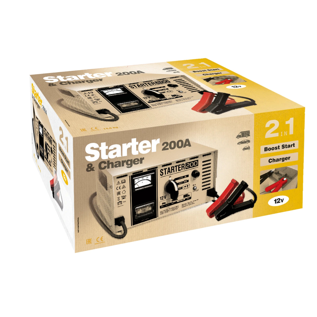GYS Lader-starter Start 200 12V - afbeelding 2