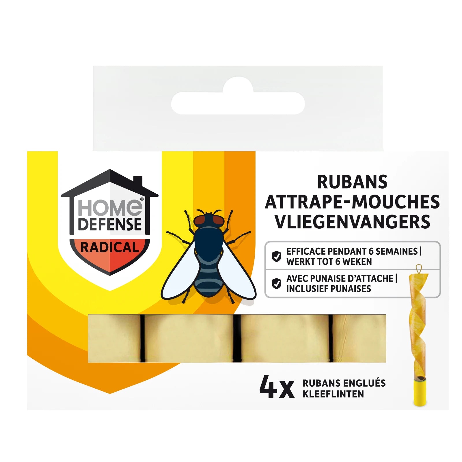 Home Defense Vliegenvangers kleeflinten (4 stuks)