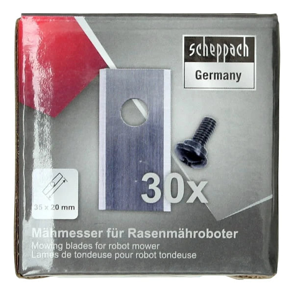 Scheppach maaimessen voor robotmaaiers