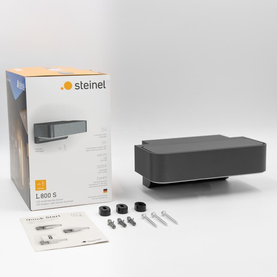 Steinel Sensor Buitenlamp L 800 LED IHF Conn antraciet