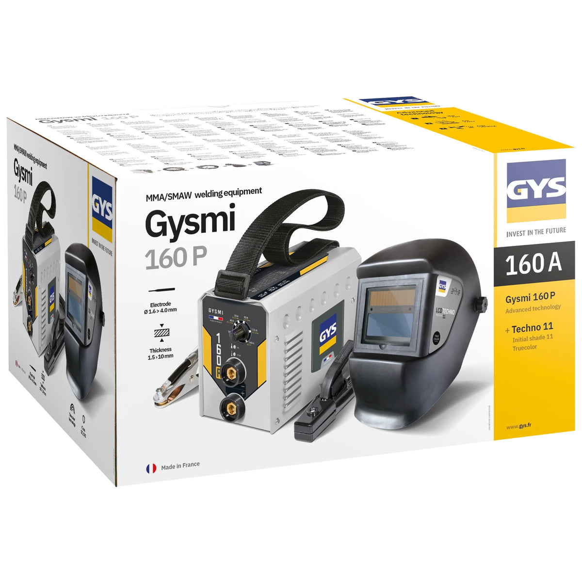 GYS Lasinverter GYSMI 160P & Lashelm LCD Techno 11 - afbeelding 5