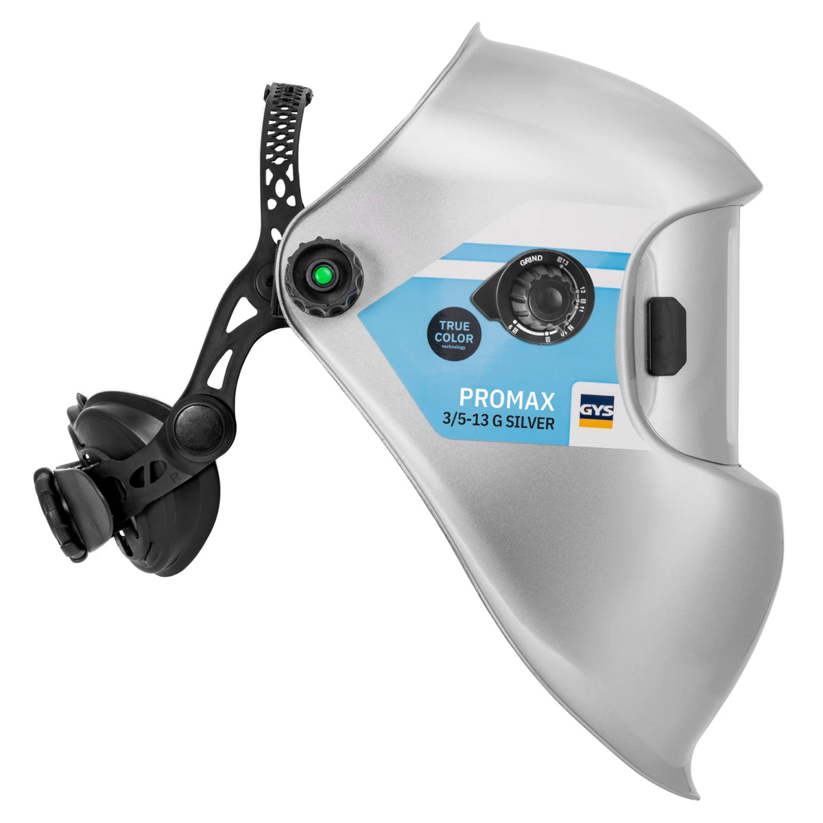GYS Lashelm LCD Promax 9-13G zilver - afbeelding 4