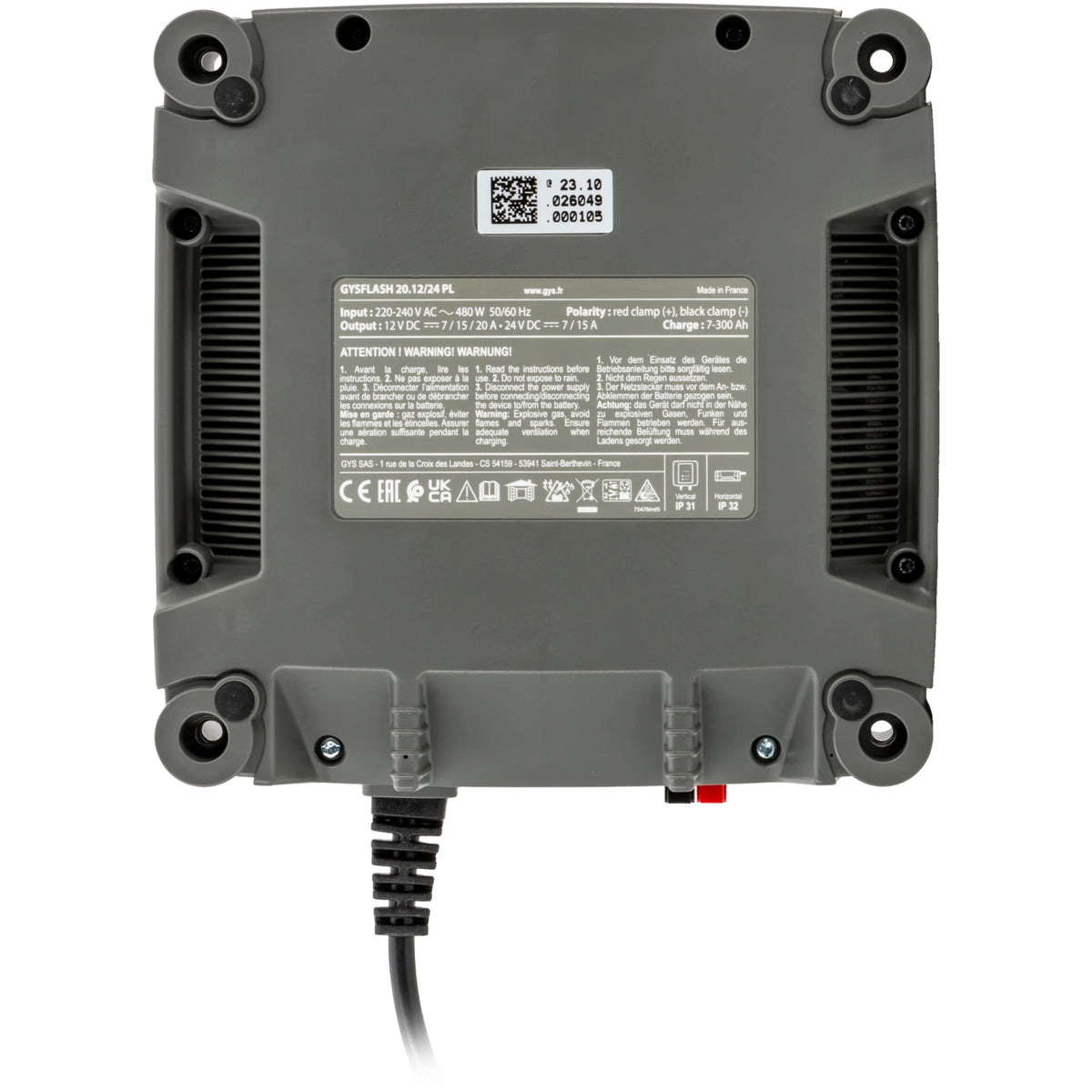 GYS Acculader Gysflash 20.12-24 PL - afbeelding 3
