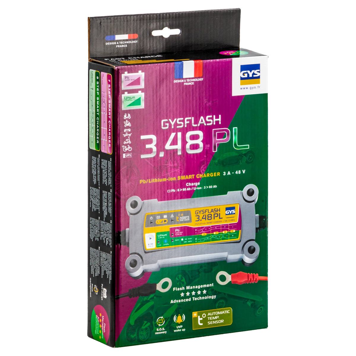 GYS Acculader Gysflash 3.48 PL - afbeelding 6