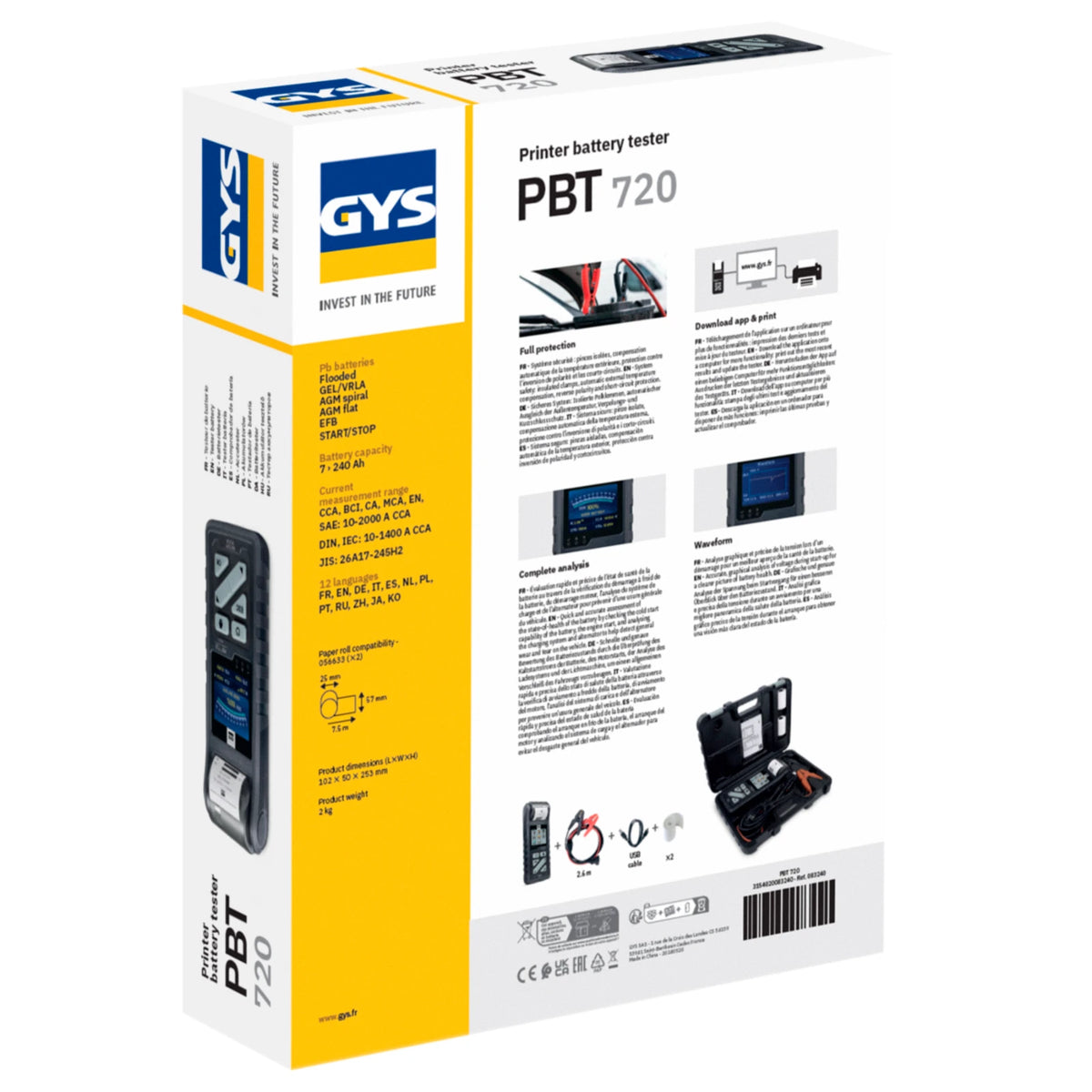 GYS Accutester PBT 720 Start-Stop - afbeelding 7