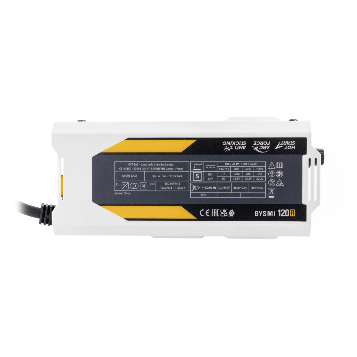 GYS Elektrode lasapparaat Gysmi 120A met koffer - afbeelding 7
