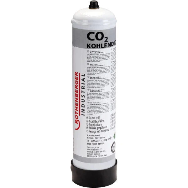 Rothenberger CO₂ Wegwerpfles 390 gram