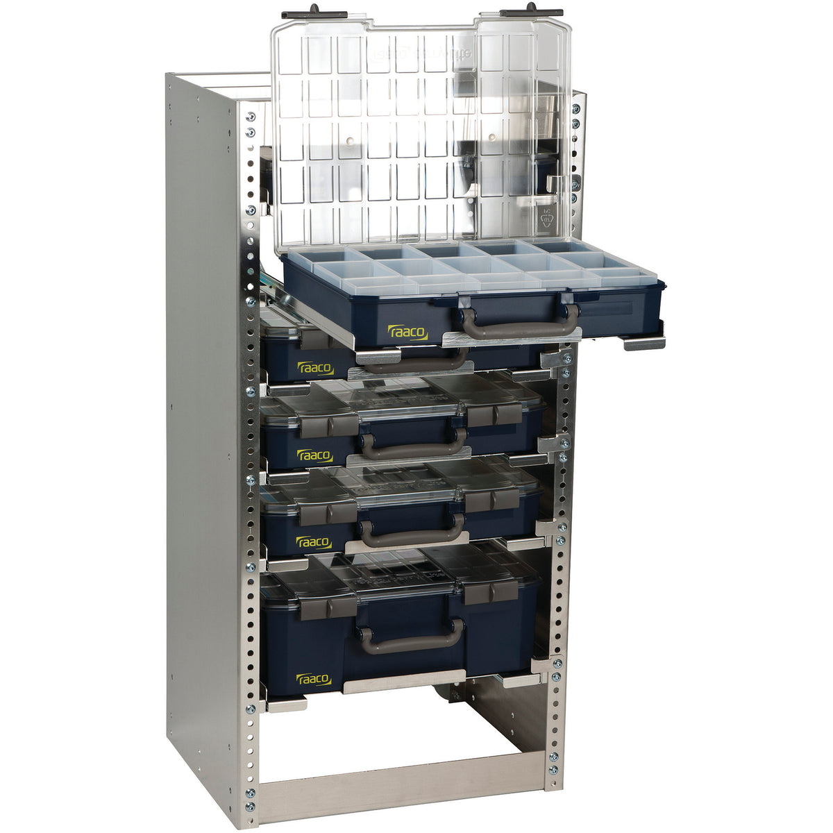Raaco CarryLite Opbergrek S293 met 6 koffers