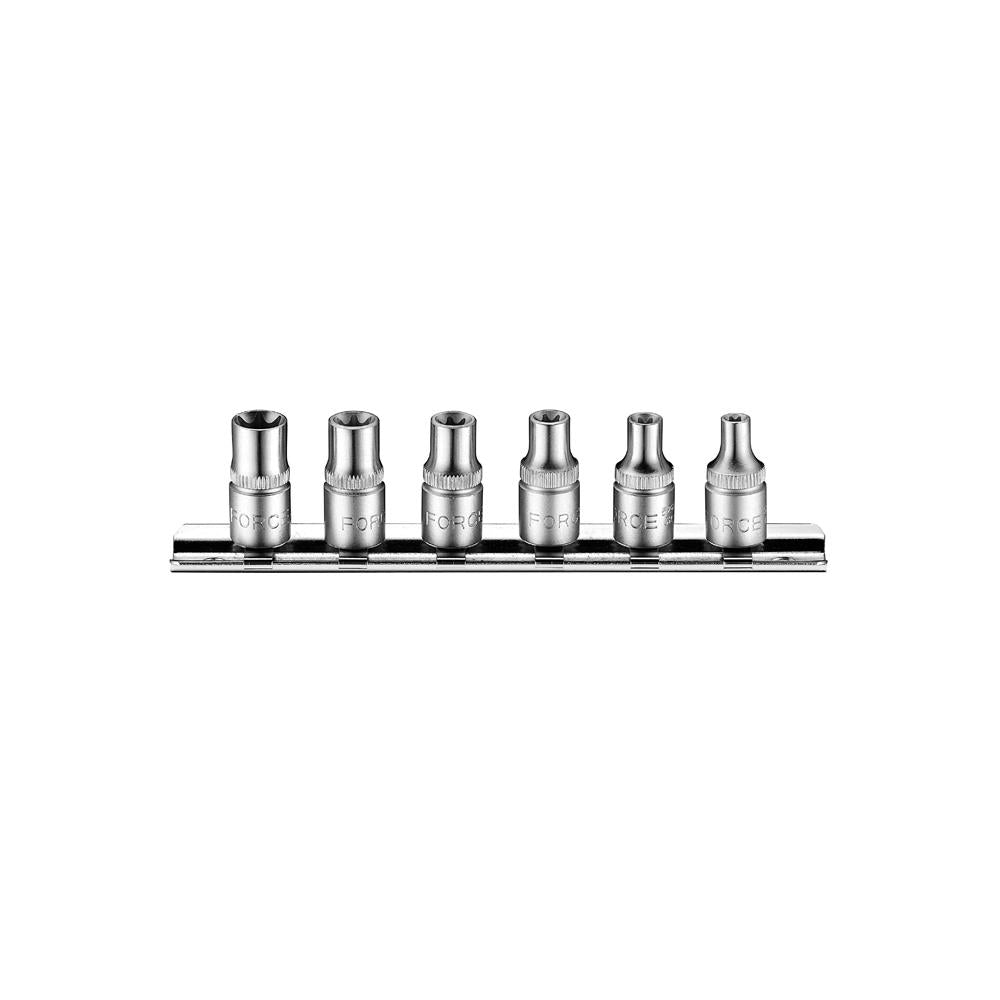 6-delige 1/4" Torx doppenset