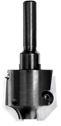 UNITEC houder met fasekeermessen 45° zonder lager, L3=8 mm, S=8 mm, HW