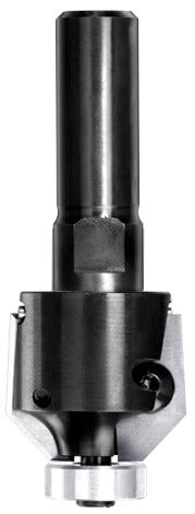 UNITEC houder met fasekeermessen 45° met lager, L3=5 mm, S=10 mm, HW