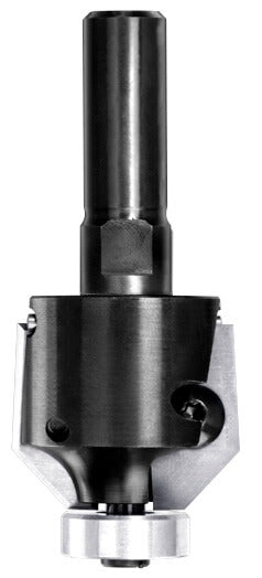 UNITEC houder met fasekeermessen 45° met lager, L3=8 mm, S=10 mm, HW
