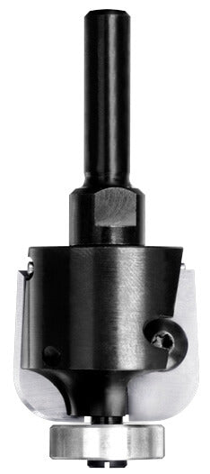 UNITEC houder met halfholkeermessen R=6,0 mm met lager, D=32 mm, S=8 mm, HW