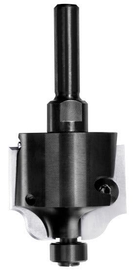 Keermes Lijstprofielfrees R=5 + lager 16, HW - Schacht: 8 mm