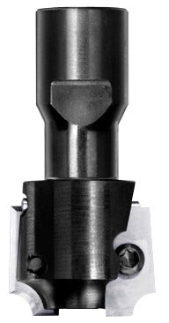 UNITEC houder met kwartrondkeermessen R=5,0 mm zonder lager, D=26 mm, Binnendraad M12, HW