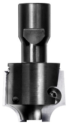 UNITEC houder met kwartrondkeermessen R=8,0 mm zonder lager, D=32 mm, Binnendraad M12, HW