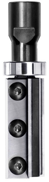 Keermeskantenfrees recht Ø 22 x 50 mm, TL=86 mm, Binnendraad M12, HW