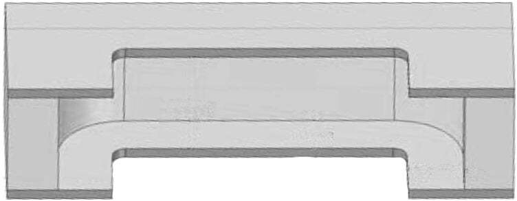 Keermessponningfrees 44x12x62mm B=16 z4, HW - Schacht: 8 mm