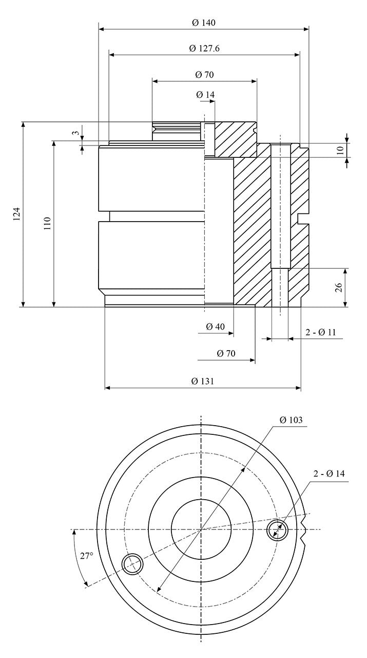 Bernardo Snelwisselbeitelhouderset MULTIFIX, Type D