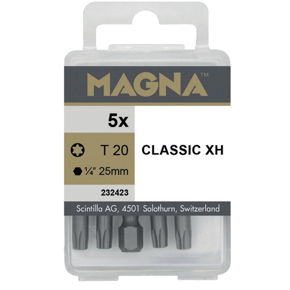 1/4" insertbit TORX T25 L=25mm Set/5st.-0