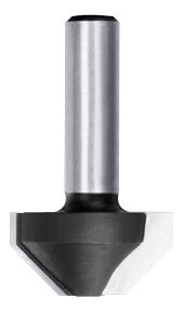 Fasefrees 45° zonder lager, L3=7 mm, TL=40 mm, S=8 mm, HW