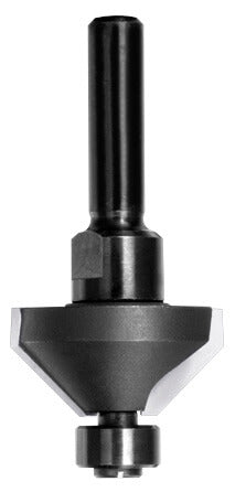 Fasefrees 45° met lager, L3=10 mm, TL=65 mm, S=8 mm, HW